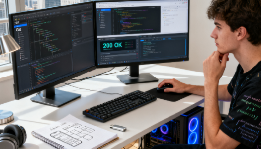 網站搭建場景圖